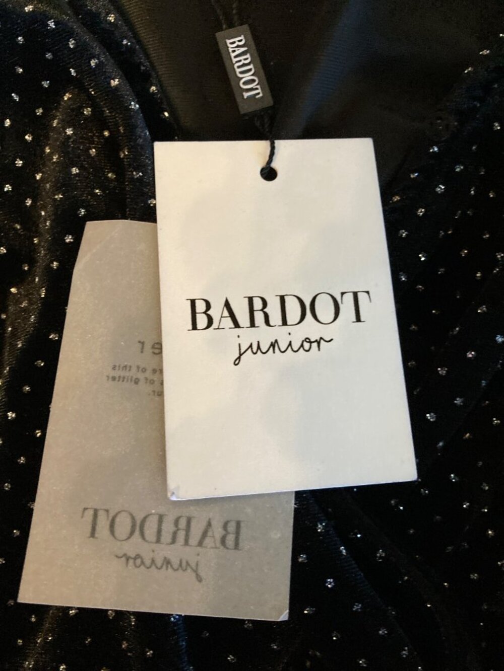 Bardot Junior Girl’s Velour Wrap Dress Size 10 US New With Tag - Picture 5 of 7
